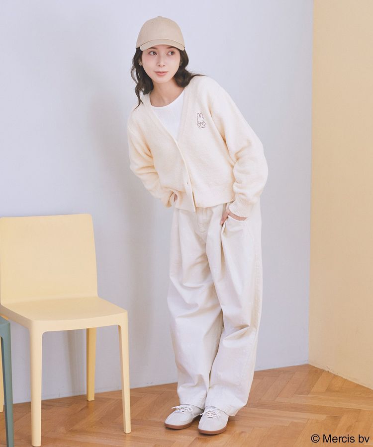 earth music&ecology「miffy/earth モコモコカーディガン」|カーディガン|