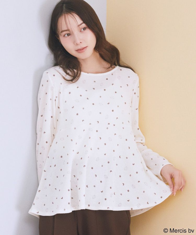 earth music&ecology「miffy/earth おやすみイラストT」|Tシャツ・カットソー|Beige