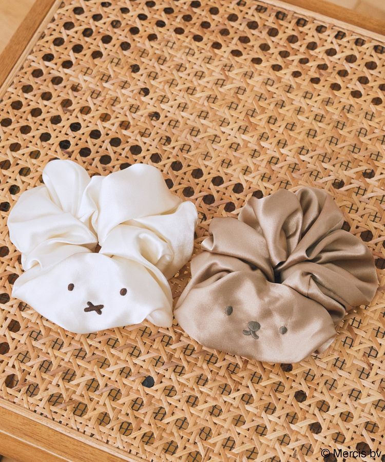 earth music&ecology「miffy/earth フェイス刺繍シュシュ」|その他|