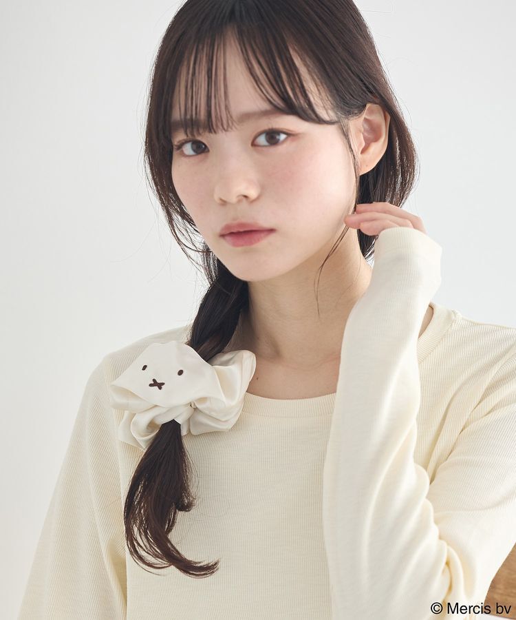 earth music&ecology「miffy/earth フェイス刺繍シュシュ」|その他|