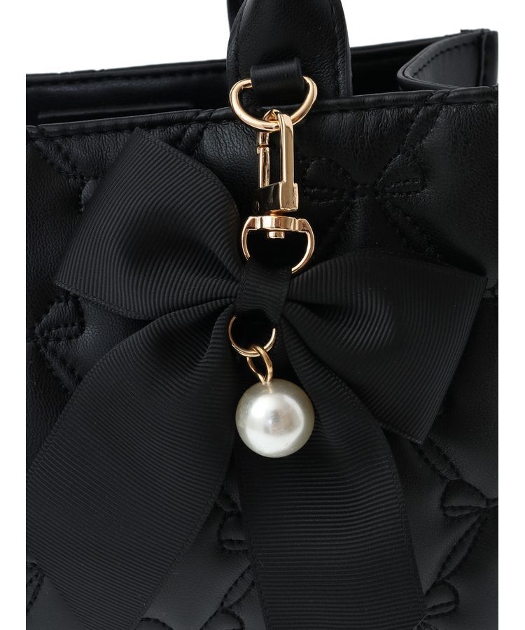 Maison de FLEUR「あこがれのリボンキルティング2wayトートバッグ」|トートバッグ|