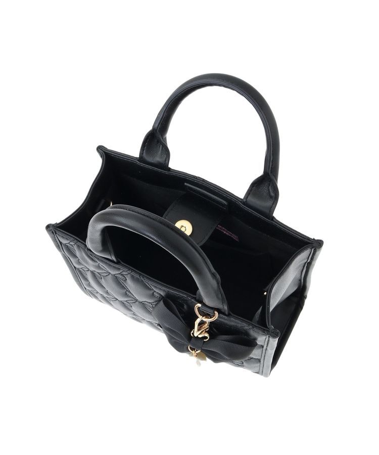 Maison de FLEUR「あこがれのリボンキルティング2wayトートバッグ」|トートバッグ|