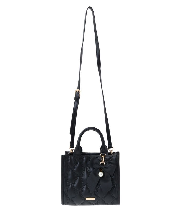 Maison de FLEUR「あこがれのリボンキルティング2wayトートバッグ」|トートバッグ|