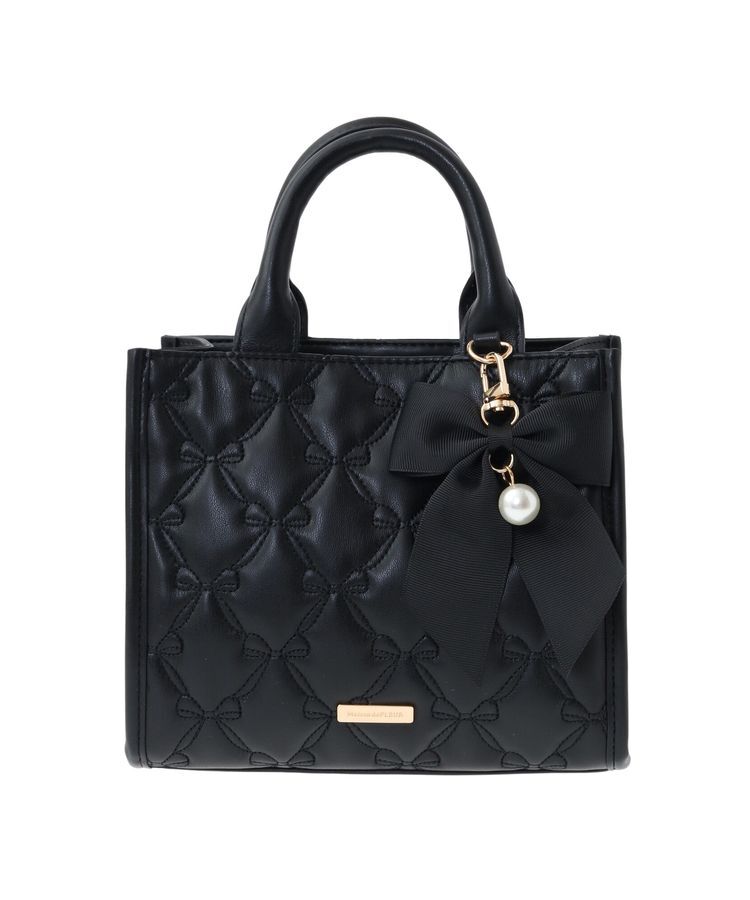 Maison de FLEUR「あこがれのリボンキルティング2wayトートバッグ」|トートバッグ|