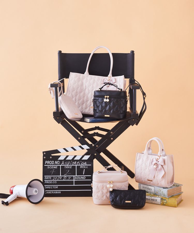 Maison de FLEUR「あこがれのリボンキルティング2wayトートバッグ」|トートバッグ|