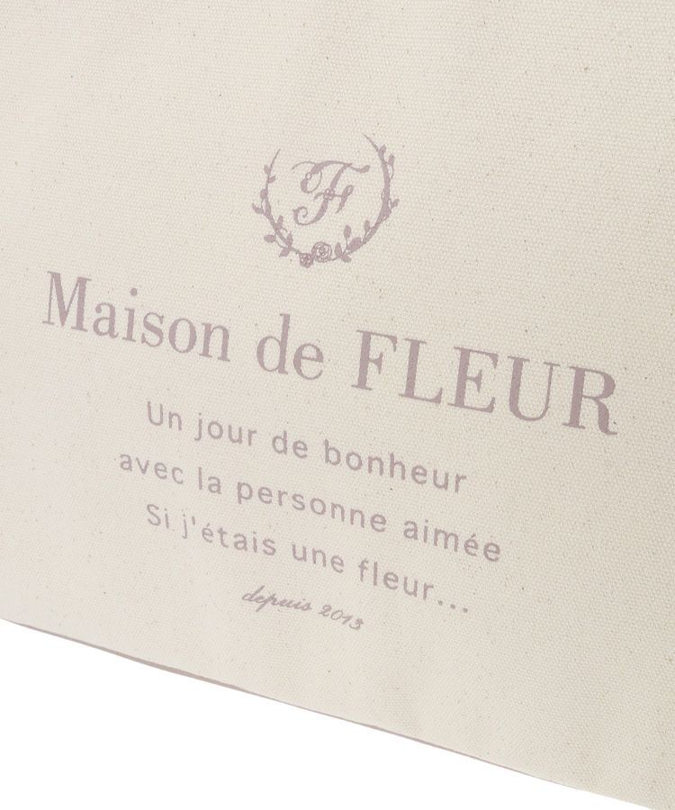 Maison de FLEUR「キャンバススクエアトートバッグ」|トートバッグ|