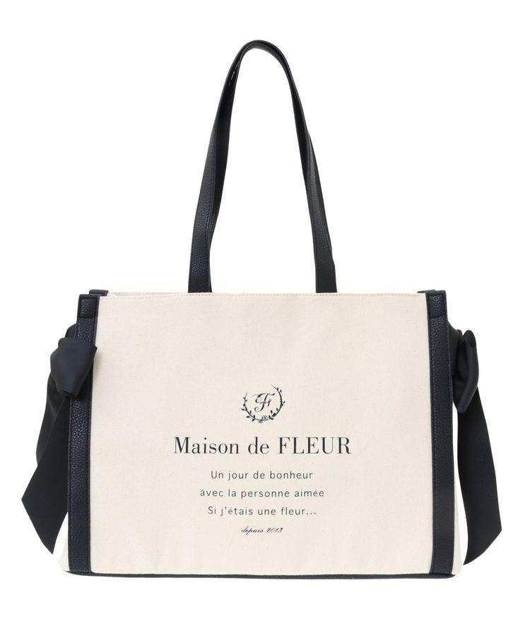 Maison de FLEUR「キャンバススクエアトートバッグ」|トートバッグ|