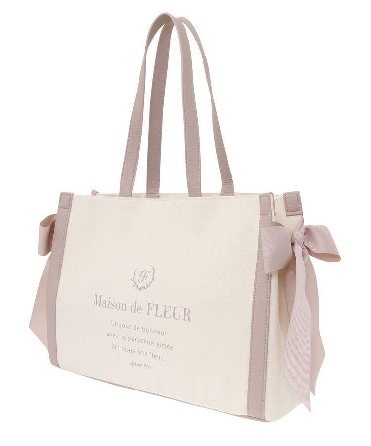 Maison de FLEUR「キャンバススクエアトートバッグ」|トートバッグ|