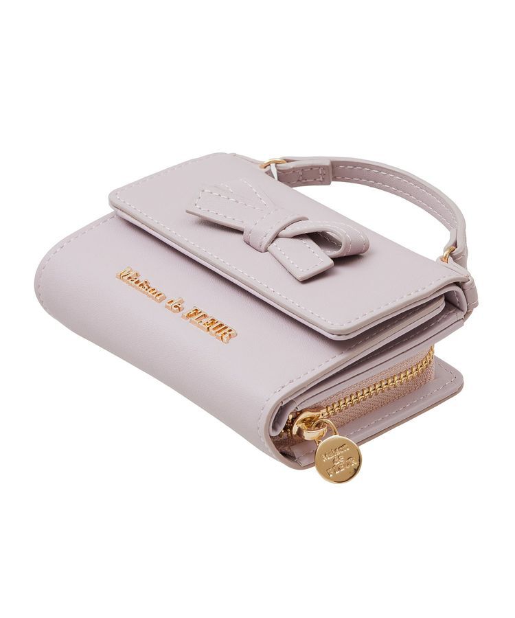 Maison de FLEUR「ハンドル付きリボンウォレット」|財布|