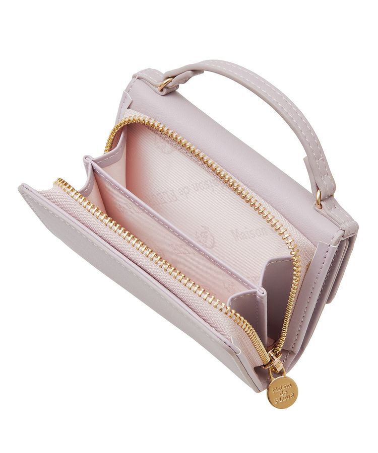 Maison de FLEUR「ハンドル付きリボンウォレット」|財布|