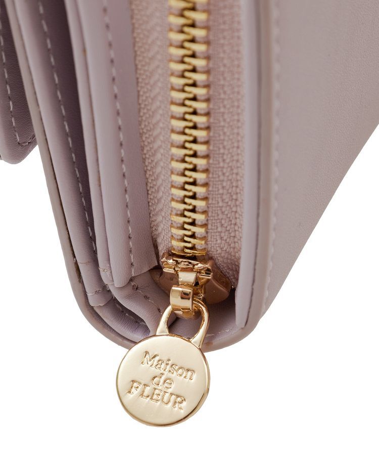 Maison de FLEUR「ハンドル付きリボンウォレット」|財布|