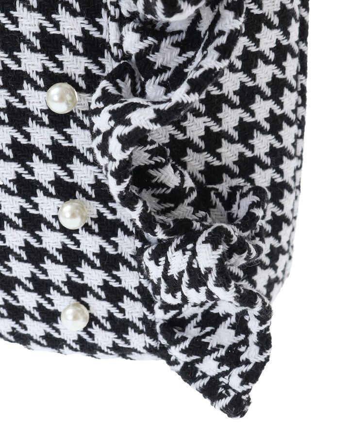 Maison de FLEUR「2Way千鳥柄フリルトートSバッグ」|トートバッグ|