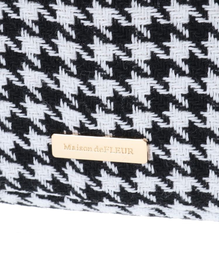 Maison de FLEUR「2Way千鳥柄フリルトートSバッグ」|トートバッグ|