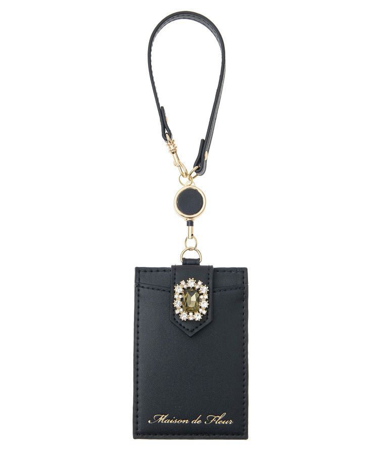 Maison de FLEUR「バイカラービジューリールパスケース」|その他|