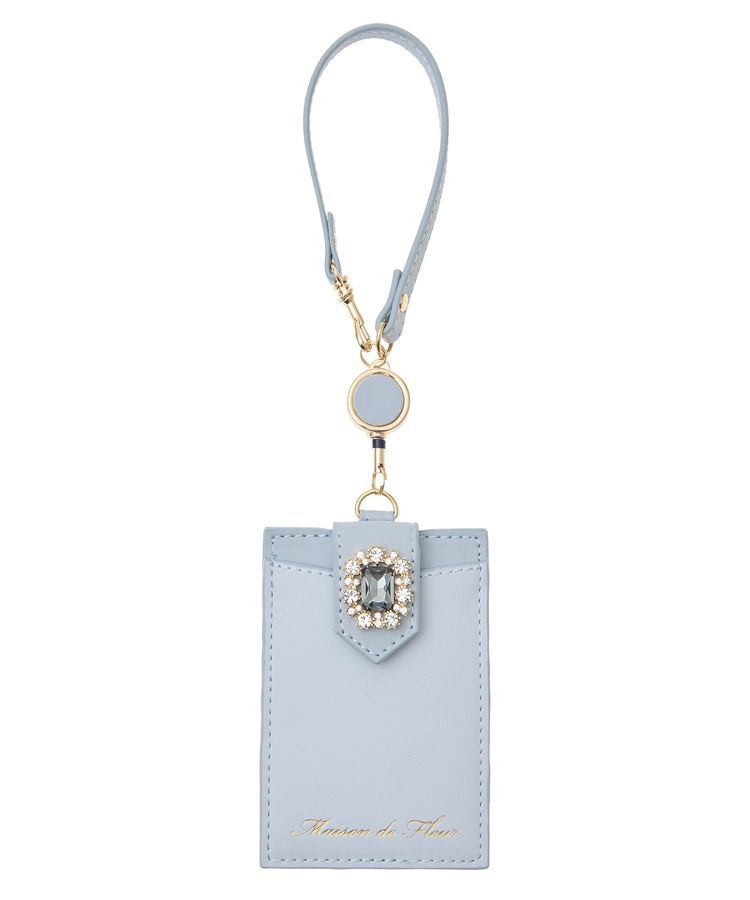 Maison de FLEUR「バイカラービジューリールパスケース」|その他|