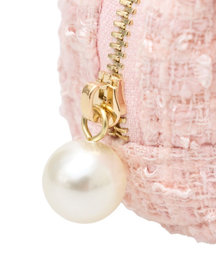 Maison de FLEUR「ツイードグログランリボンロングポーチ」|ポーチ|