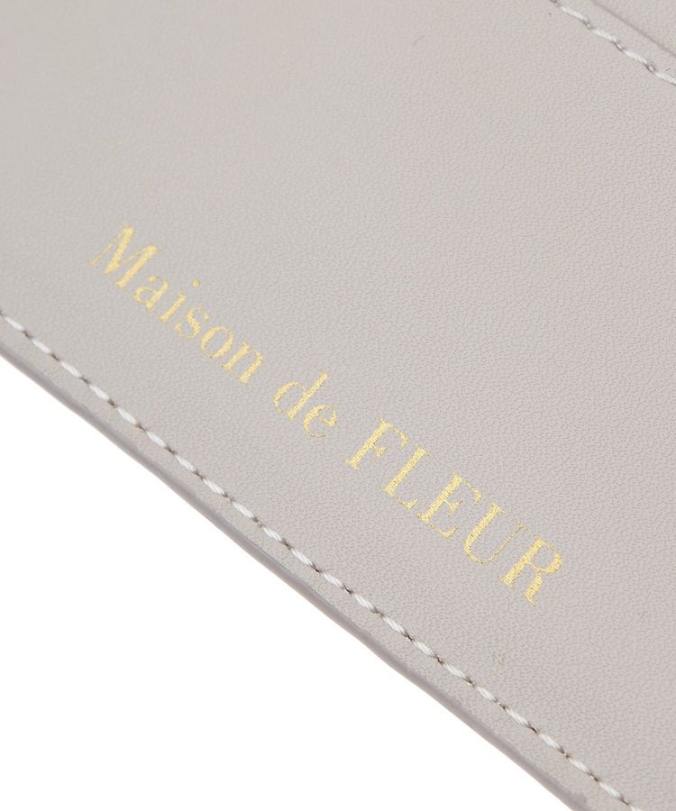 Maison de FLEUR「カードポケットミラー付きアイフォン16ケース」|モバイルケース|