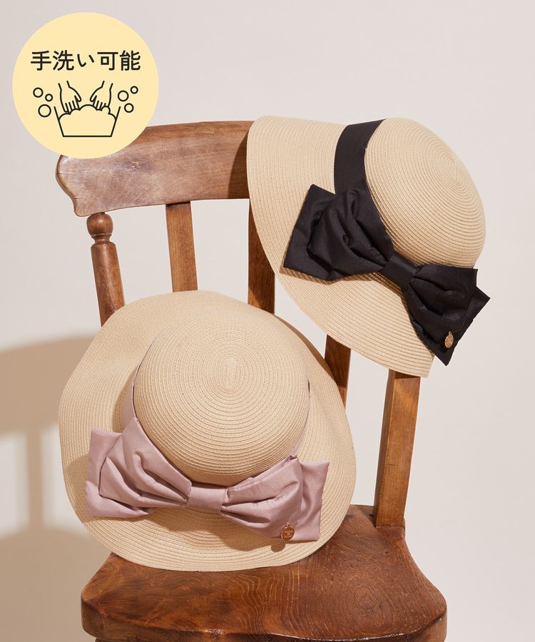 Maison de FLEUR「サテンビッグリボンハット」|その他|