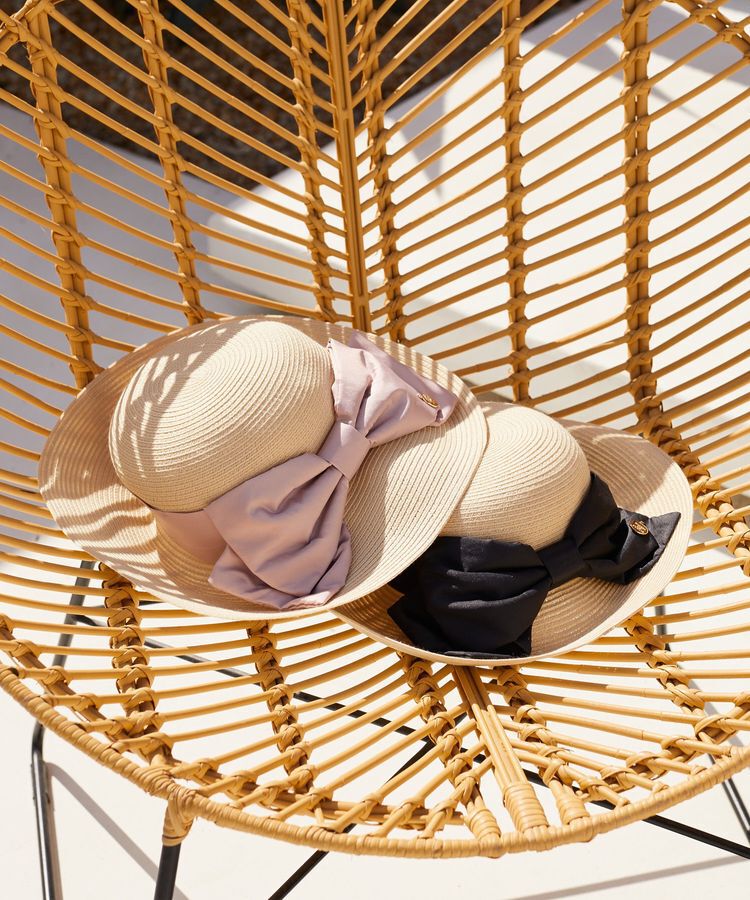 Maison de FLEUR「サテンビッグリボンハット」|その他|