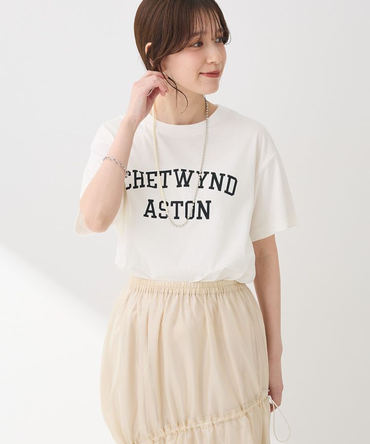 Green Parks「汗染み防止カレッジロゴボックスTシャツ」|Tシャツ・カットソー|