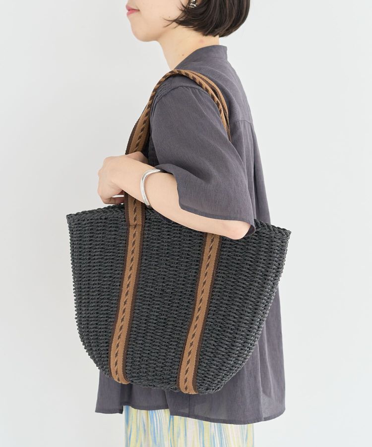 Green Parks「・QUON サマーラージカゴバッグ」|トートバッグ|Black
