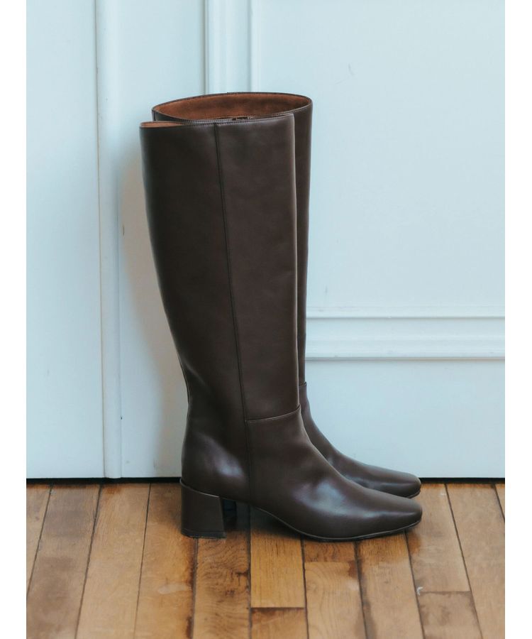 YECCA VECCA「ロングブーツ」|ロングブーツ|Dark Brown