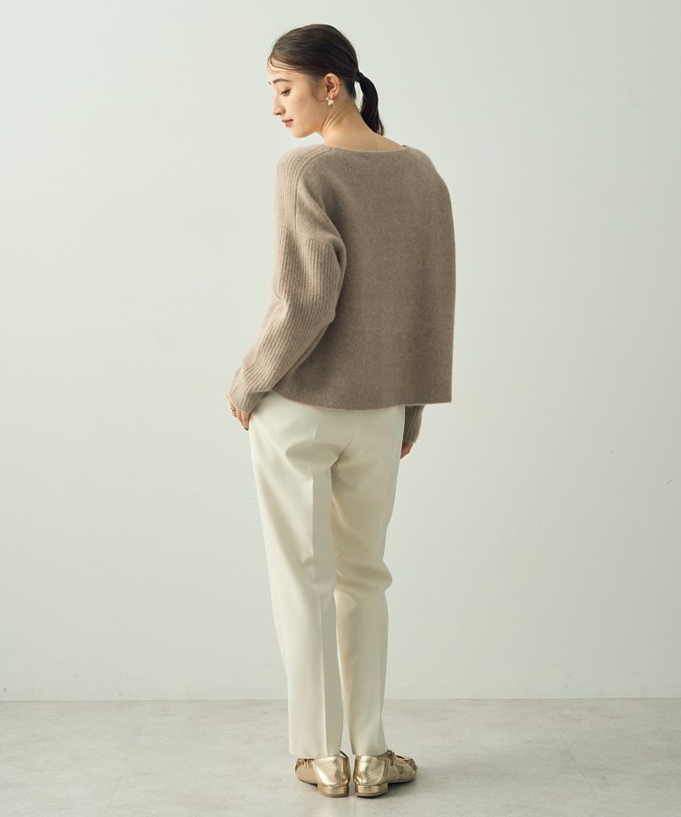 YECCA VECCA「ラクーン混ドルマンニット」|ニット・セーター|