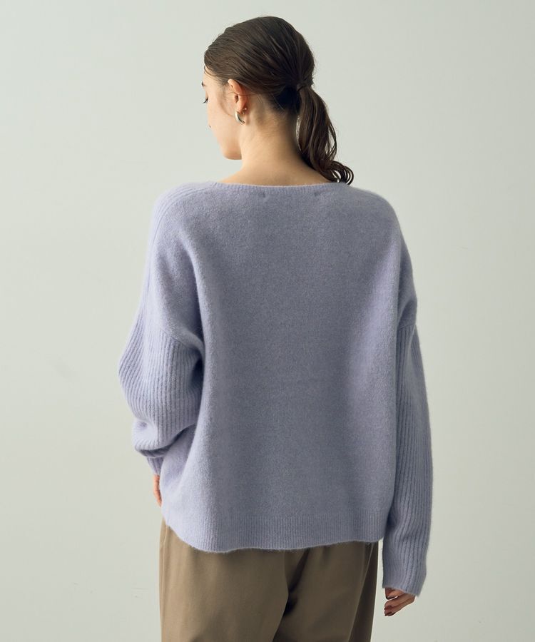 YECCA VECCA「ラクーン混ドルマンニット」|ニット・セーター|