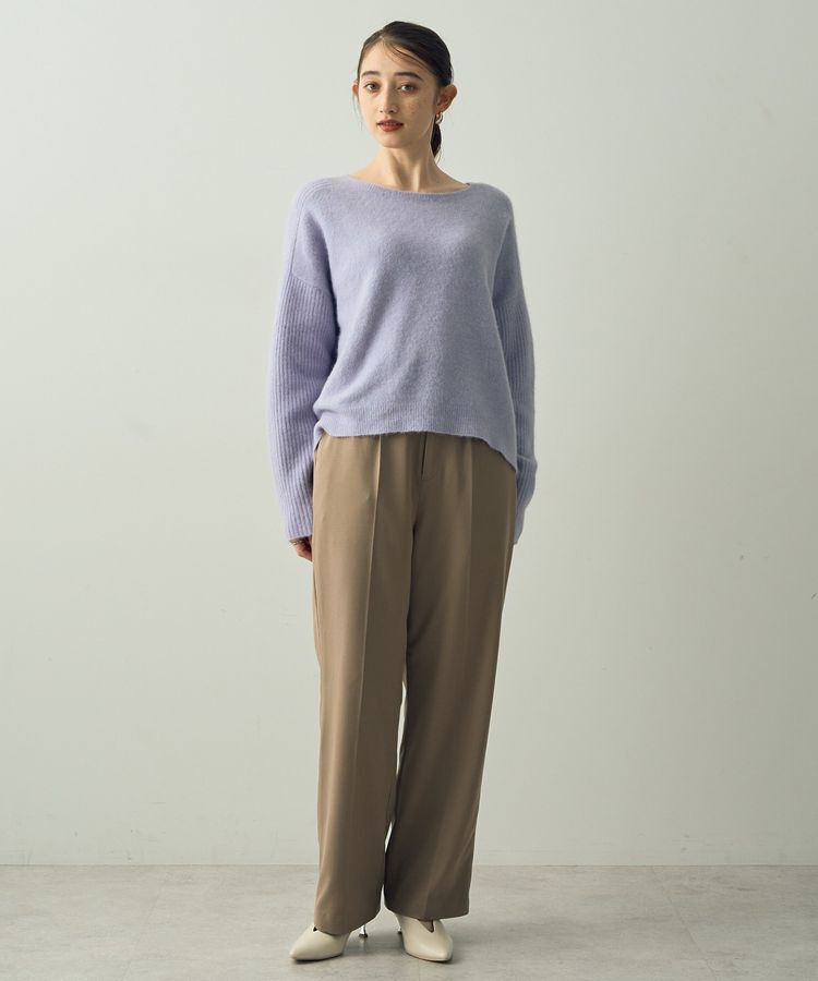 YECCA VECCA「ラクーン混ドルマンニット」|ニット・セーター|