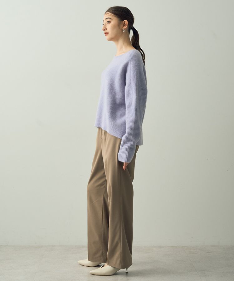 YECCA VECCA「ラクーン混ドルマンニット」|ニット・セーター|