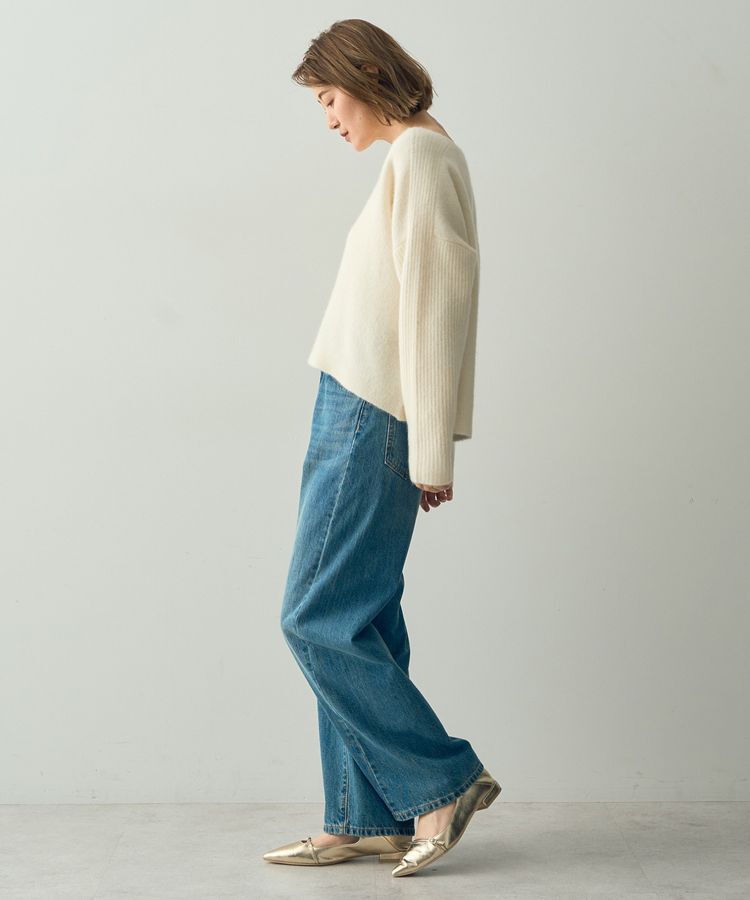 YECCA VECCA「ラクーン混ドルマンニット」|ニット・セーター|