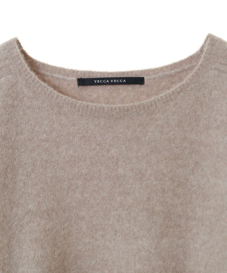 YECCA VECCA「ラクーン混ドルマンニット」|ニット・セーター|
