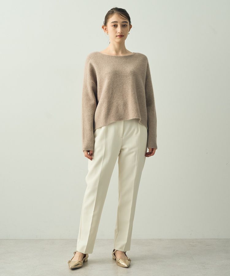 YECCA VECCA「ラクーン混ドルマンニット」|ニット・セーター|