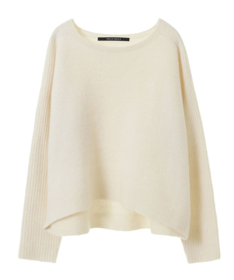 YECCA VECCA「ラクーン混ドルマンニット」|ニット・セーター|