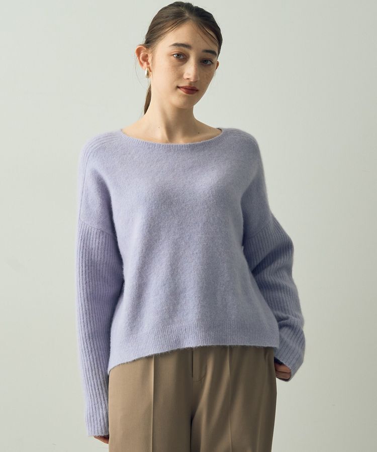 YECCA VECCA「ラクーン混ドルマンニット」|ニット・セーター|