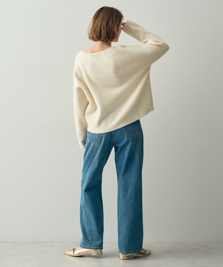 YECCA VECCA「ラクーン混ドルマンニット」|ニット・セーター|