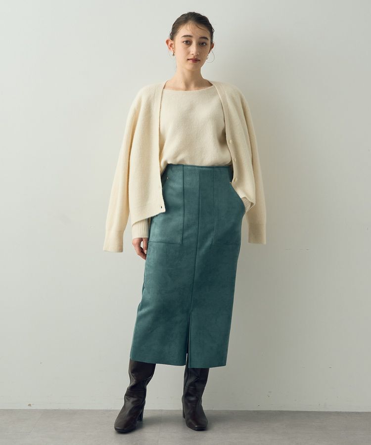 YECCA VECCA「ラクーン混ドルマンニット」|ニット・セーター|
