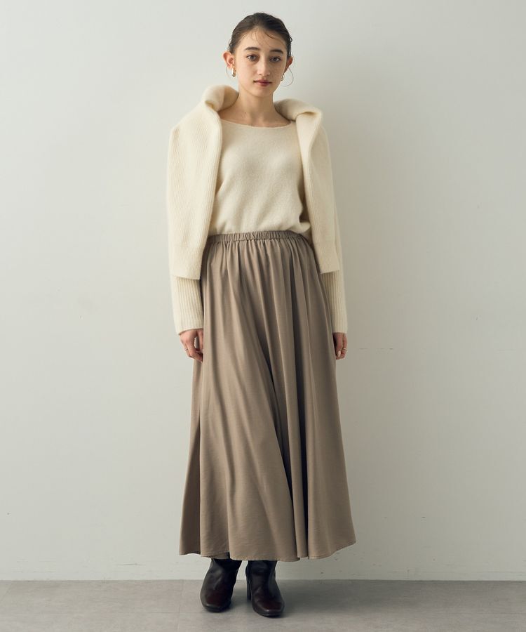YECCA VECCA「ラクーン混ドルマンニット」|ニット・セーター|