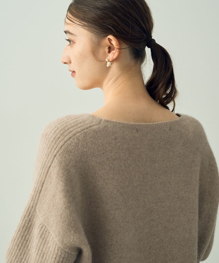 YECCA VECCA「ラクーン混ドルマンニット」|ニット・セーター|