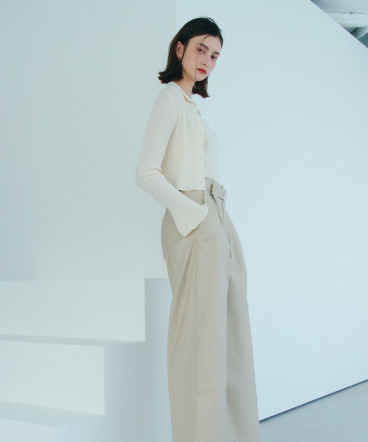 YECCA VECCA「【2点SET】キャミセット襟付きカーディガン」|カーディガン|