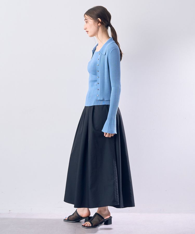 YECCA VECCA「【2点SET】キャミセット襟付きカーディガン」|カーディガン|