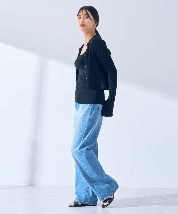 YECCA VECCA「【2点SET】キャミセット襟付きカーディガン」|カーディガン|