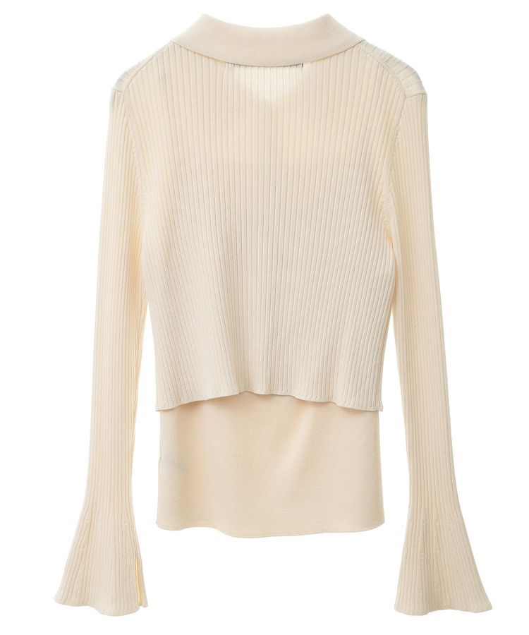 YECCA VECCA「【2点SET】キャミセット襟付きカーディガン」|カーディガン|