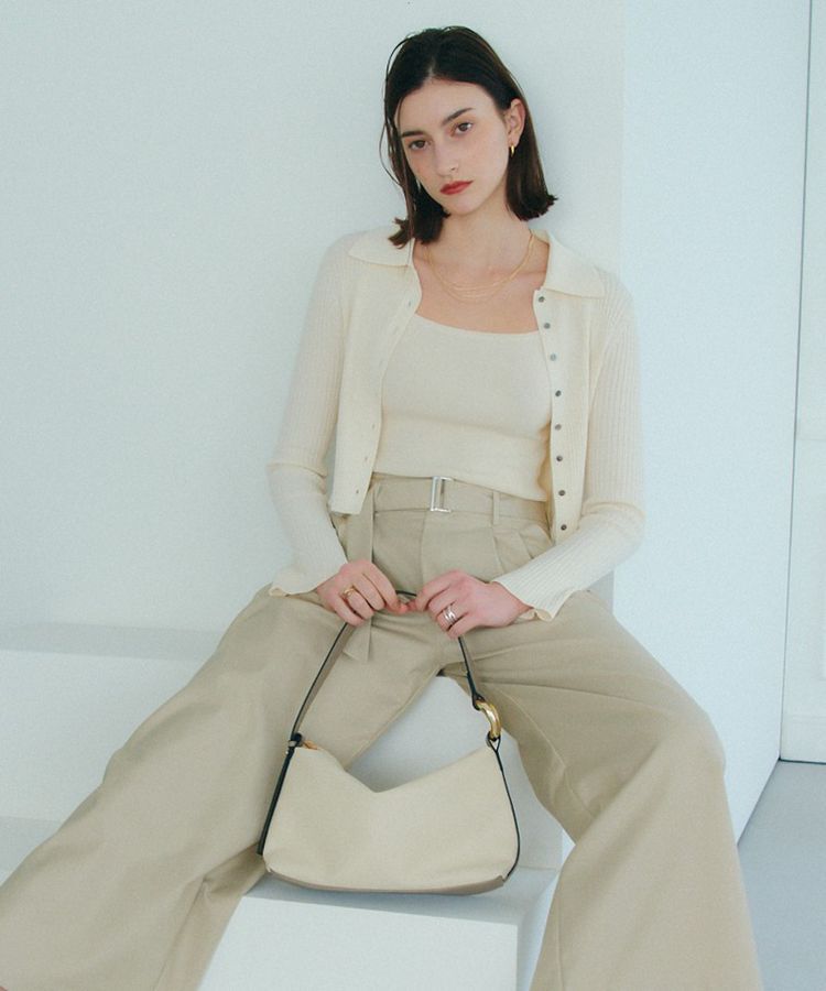 YECCA VECCA「メタルアクセントミニバッグ」|ハンドバッグ|