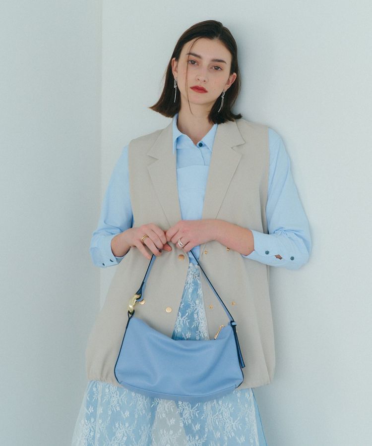 YECCA VECCA「メタルアクセントミニバッグ」|ハンドバッグ|