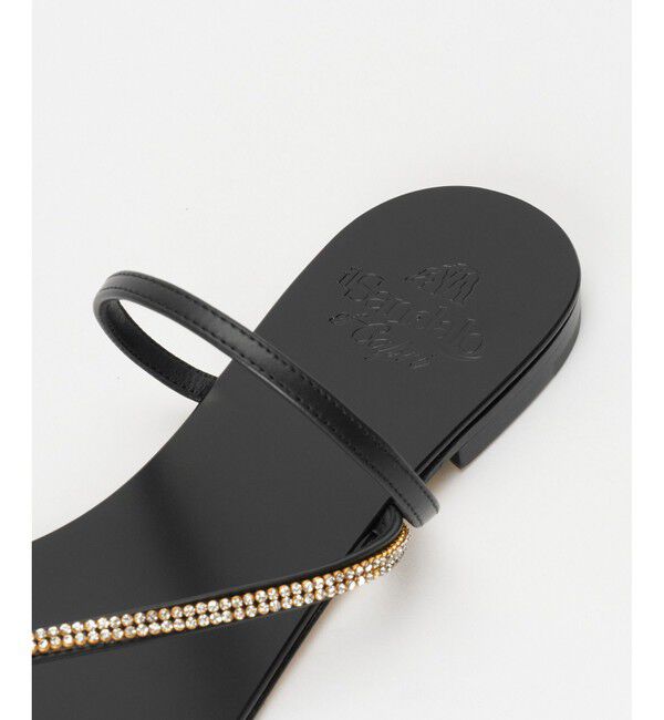 allureville「【il Sandalo of Capri(イルサンダロオブカプリ)】ラインビジューサムトング」|サンダル|