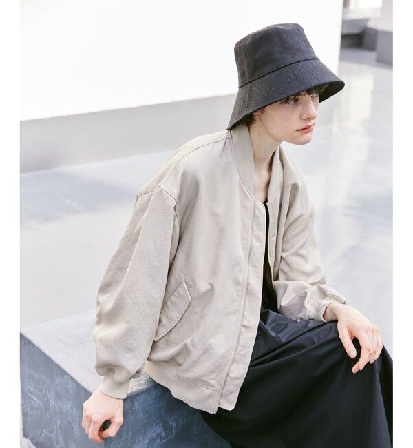 allureville「ナイロンツイルMA-1」|ブルゾン・スタジャン|