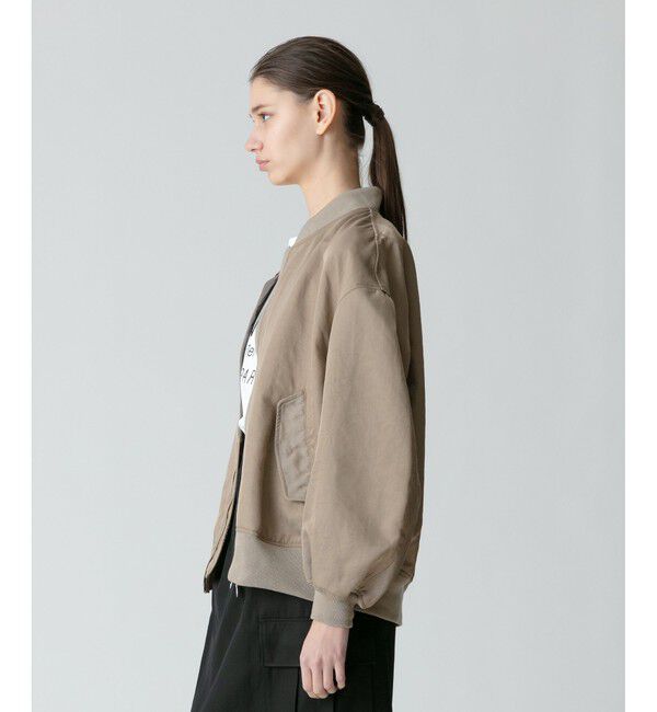 allureville「ナイロンツイルMA-1」|ブルゾン・スタジャン|