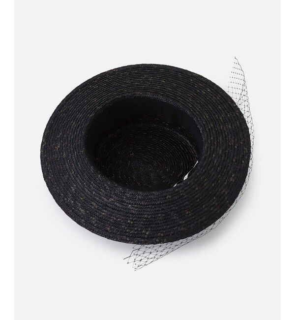 LOULOU WILLOUGHBY「【LOULOU WILLOUGHBY】チュールコンビストローHAT」|ハット|