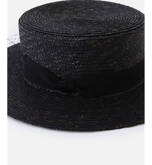 LOULOU WILLOUGHBY「【LOULOU WILLOUGHBY】チュールコンビストローHAT」|ハット|